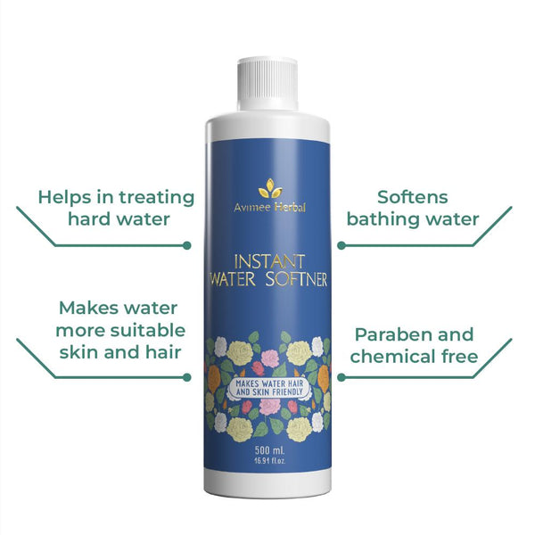 INSTANT WATER SOFTENER | Makes Water Skin & Hair Friendly | Non Toxic & Safe | (500 ml)